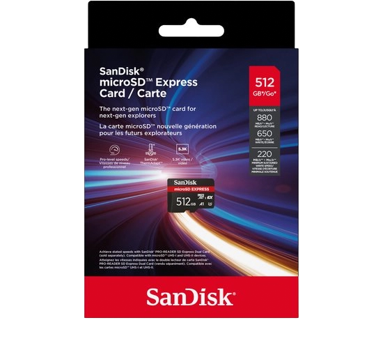 SANDISK CARTE MICRO SD EXPRESS 512GB SWITCH