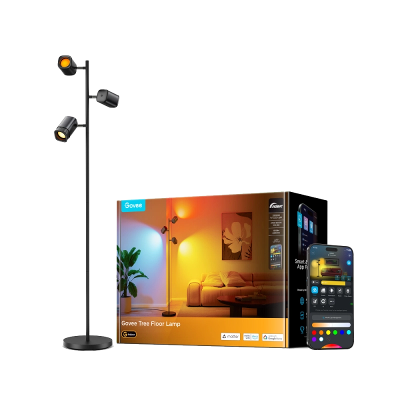 Govee Tree Floor Lamp Smart floor lighting Wi-Fi/Bluetooth 72 W