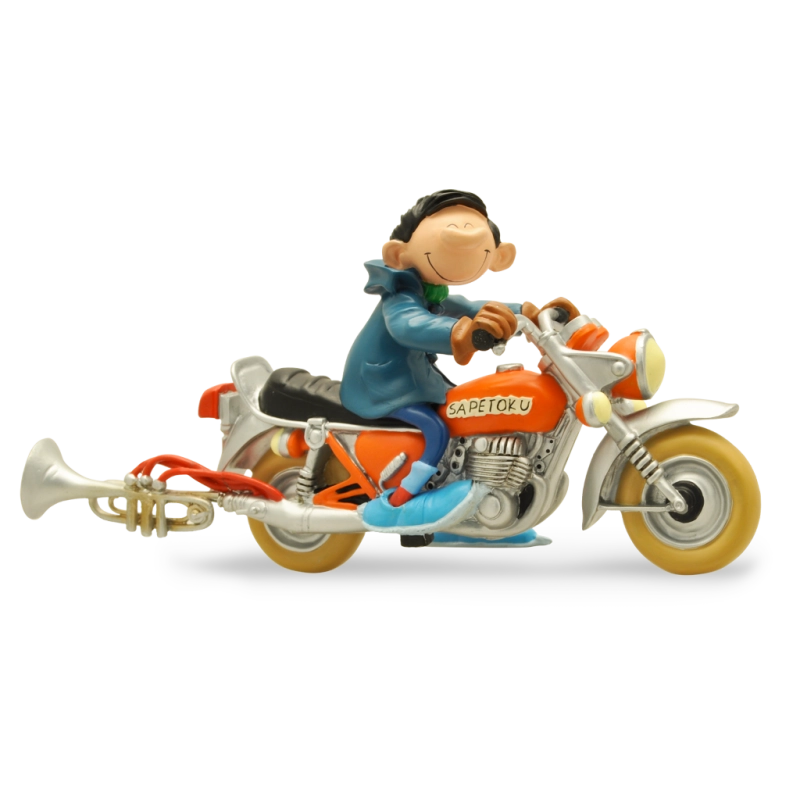 FIGURINE GASTON MOTO SAPETOKU