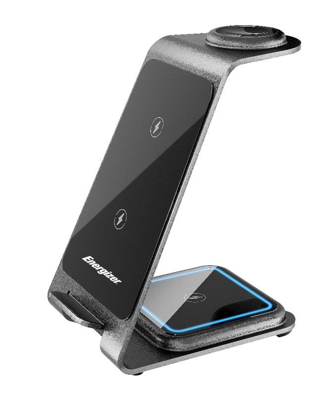 ENERG CHARGING STAND 3IN1 WLESS 15W GREY