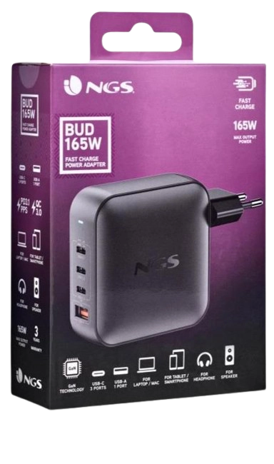 NGS POWER ADAPTATEUR 165W USBC + USBA