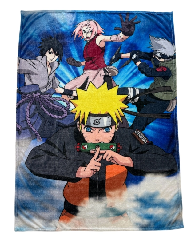 PLAID CORAL NARUTO 130x180CM