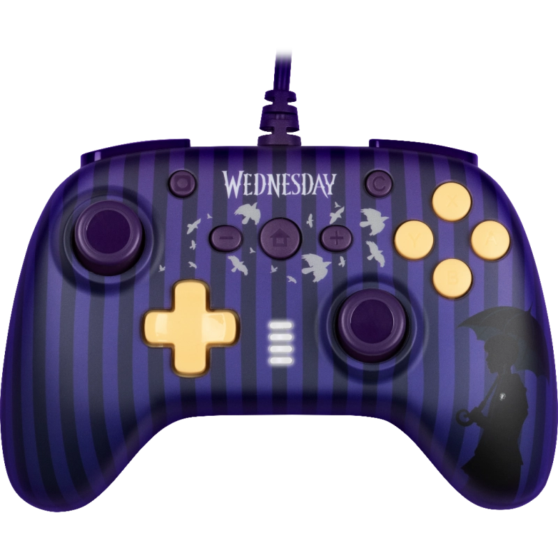 Manette filaire pour Nintendo Switch et PC - Wednesday