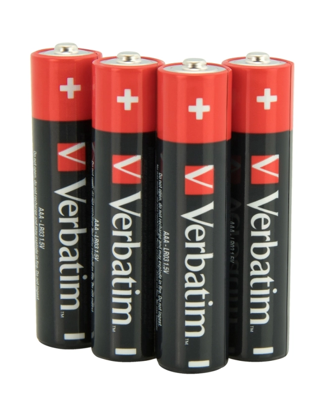 VERB PILES ALCALINES AA PACK 4