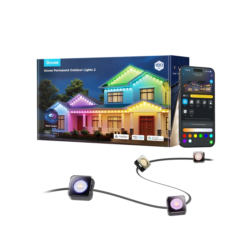Govee Permanent Outdoor Lights 2 Smart wall light Wi-Fi/Bluetooth