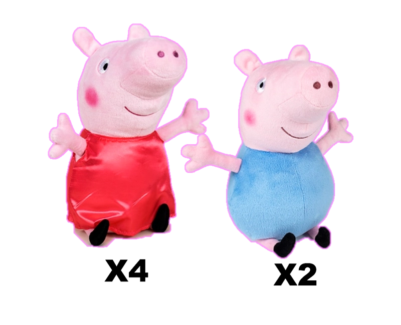 $PEPPA PIG ASST PELUCHE 31CM