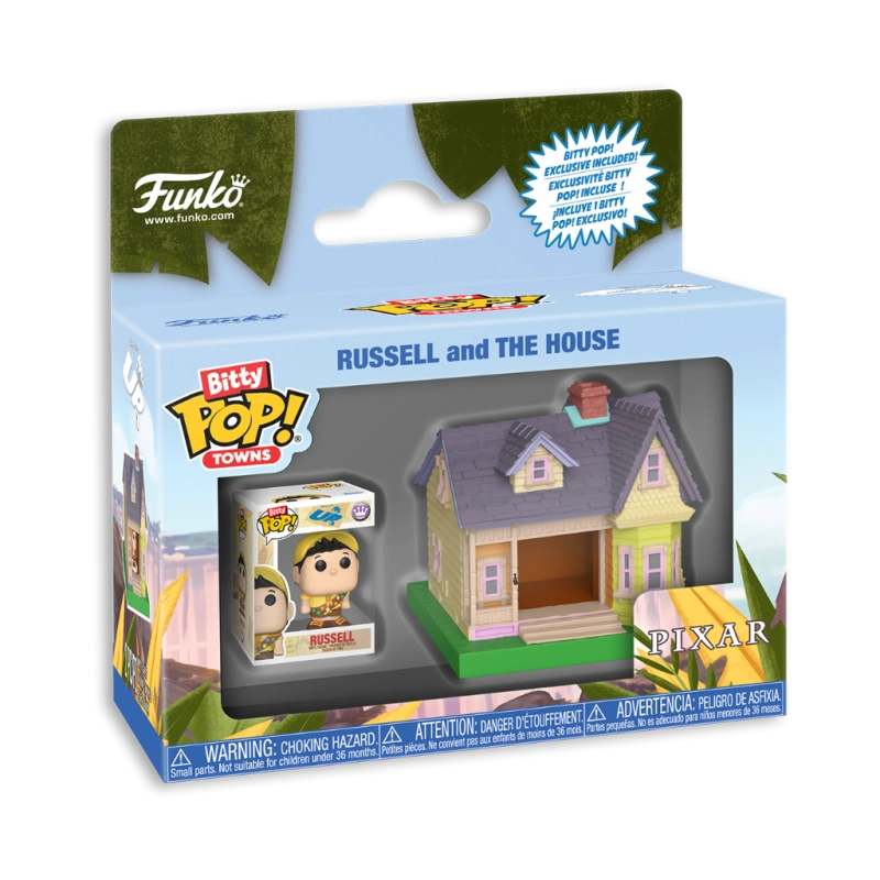 BITTY POP TOWN : LA HAUT - MAISON AVEC BALLONS