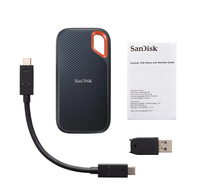 SANDISK SSD EXTREME PORTABLE 1To USB 3.2 GEN 2