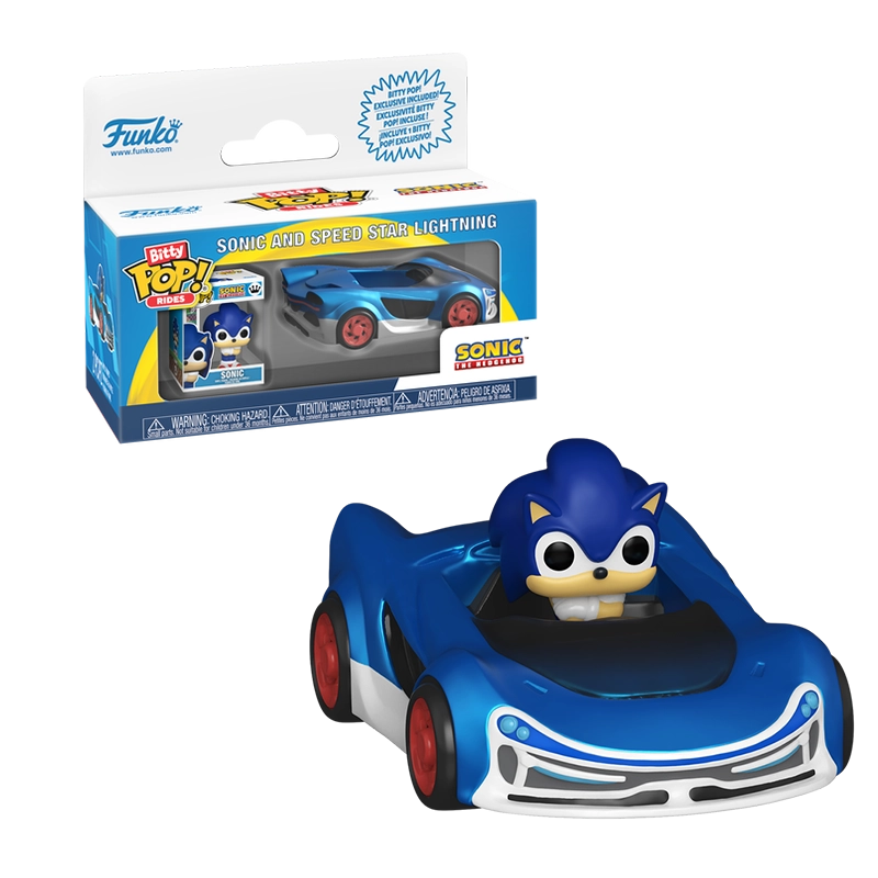 BITTY POP RIDE : SONIC - SPEED STAR AVEC SONIC