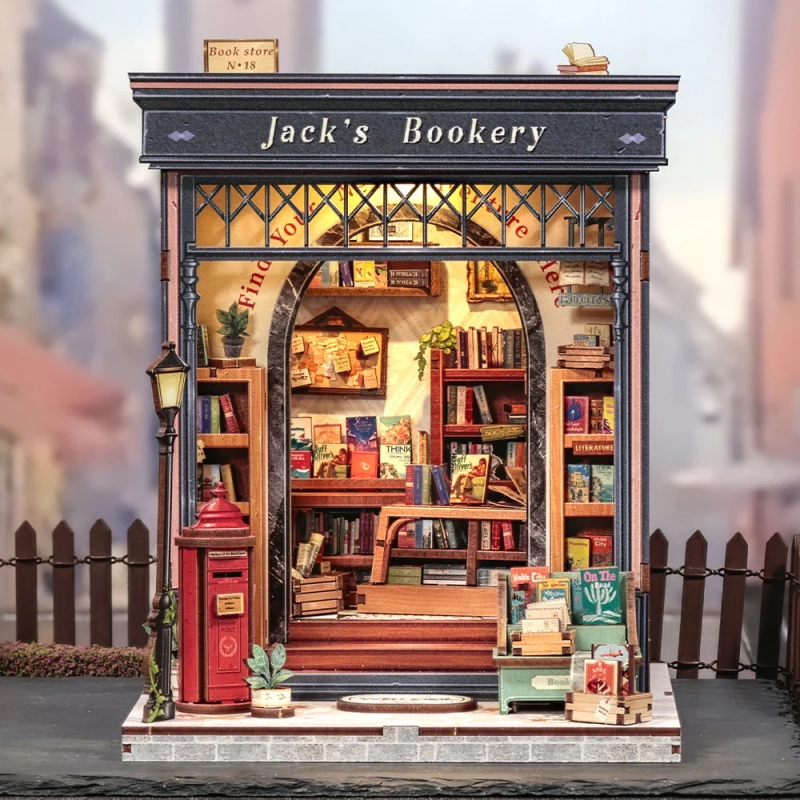 BOOK NOOK - LIBRAIRIE DE JACK - DÉCOR MINIATURE