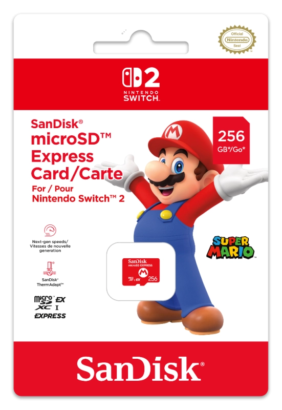 Nintendo SanDisk microSD Express Card for Switch 2