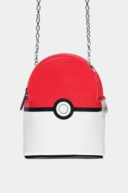 MINI SAC BANDOULIERE POKEMON POKEBALL