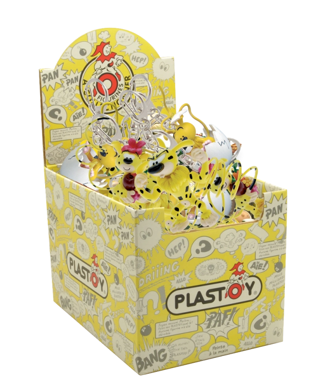 BOITE PRESENTOIR 25 PORTE-CLES ASSORTIS MARSUPILAM