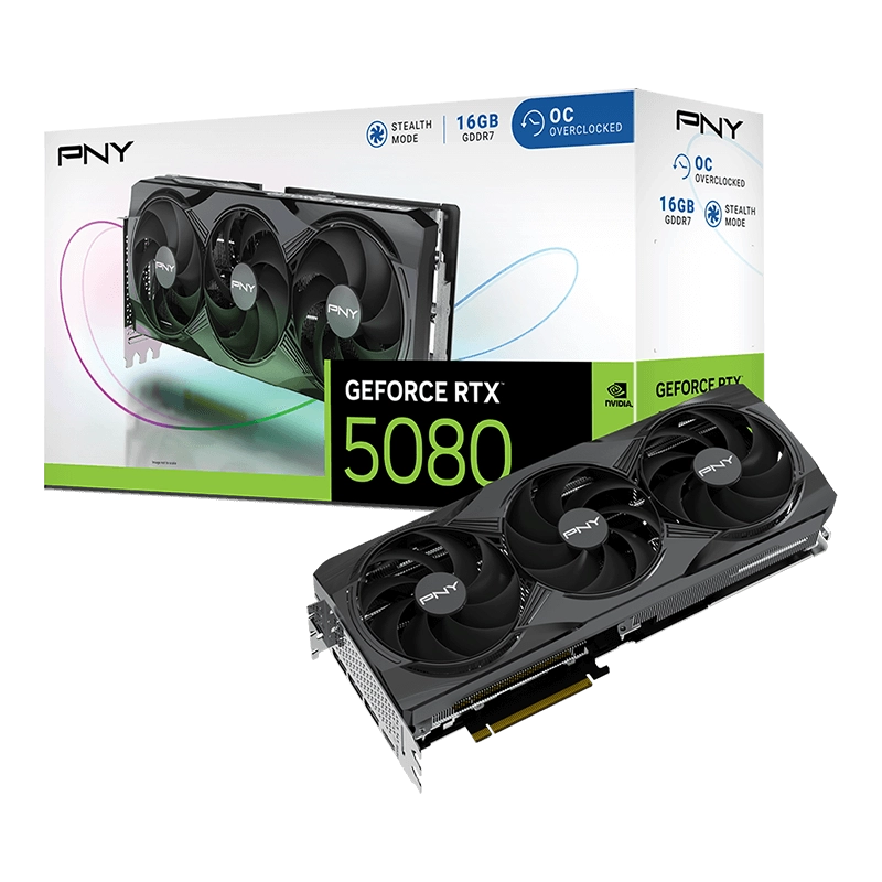 PNY CARTE GRAPHIQUE RTX 5080 16GB OC