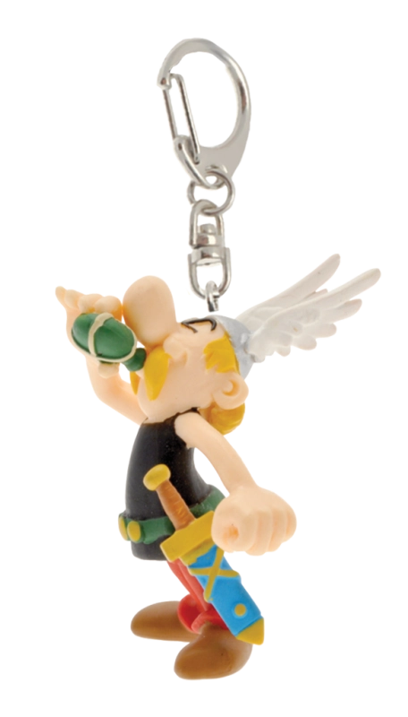 PORTE-CLES ASTERIX BUVANT LA POTION MAGIQUE