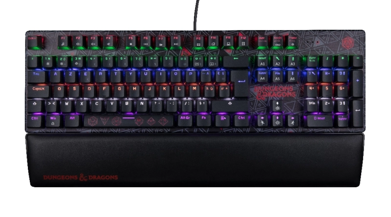 Clavier mécanique Gris - Dungeons & Dragons