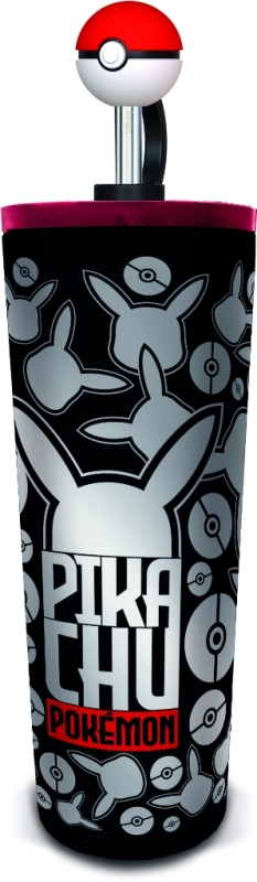 TUMBLER AVEC PAILLE INOX COUVERCLE 3D POKEMON META