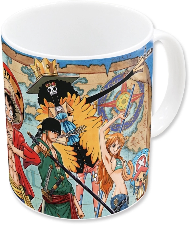MUG PORCELAINE - ONE PIECE CARTE