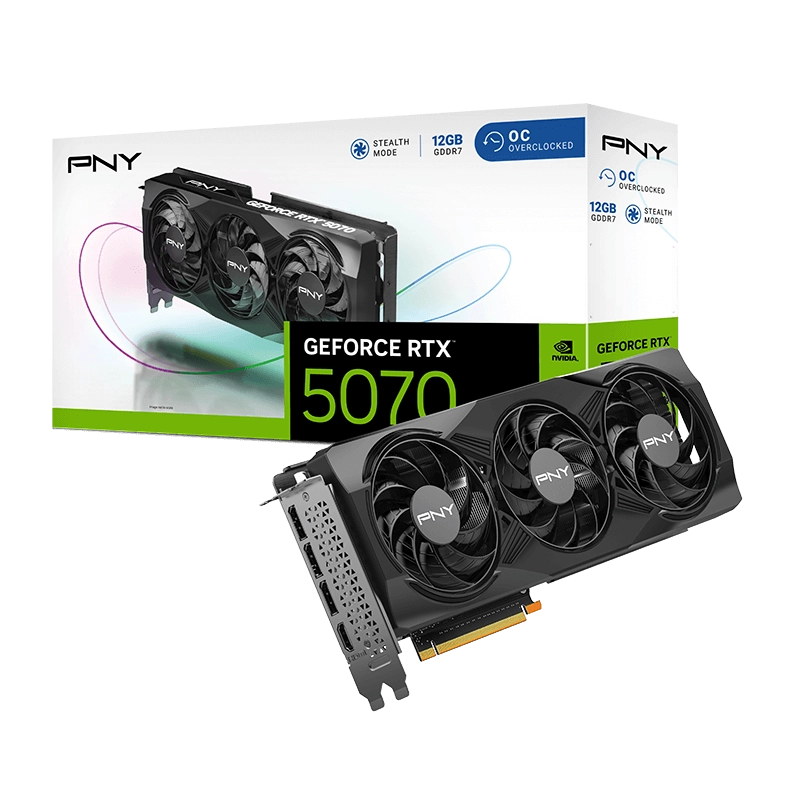 PNY CARTE GRAPHIQUE RTX 5070 12GB OC