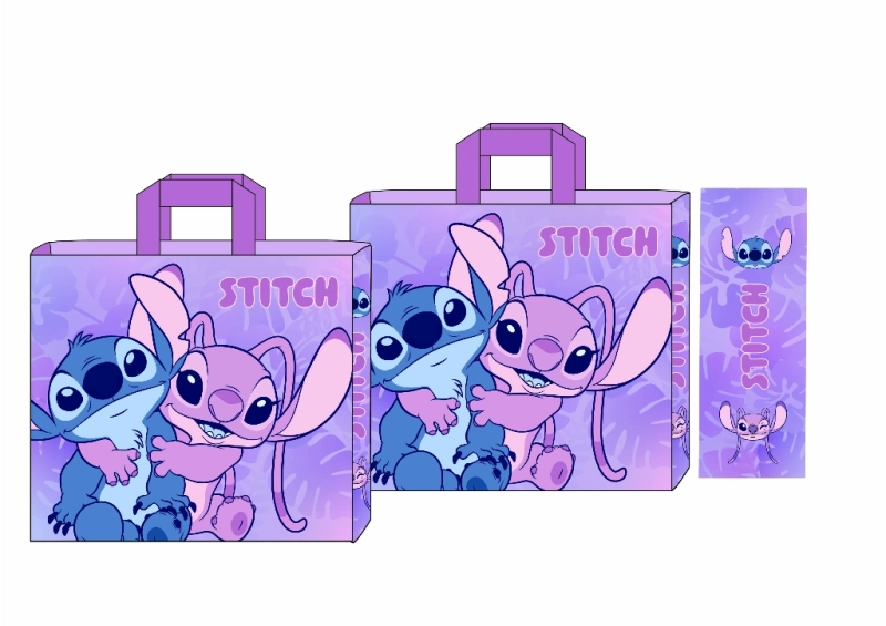 SAC CABAS DISNEY STITCH & ANGEL HUG