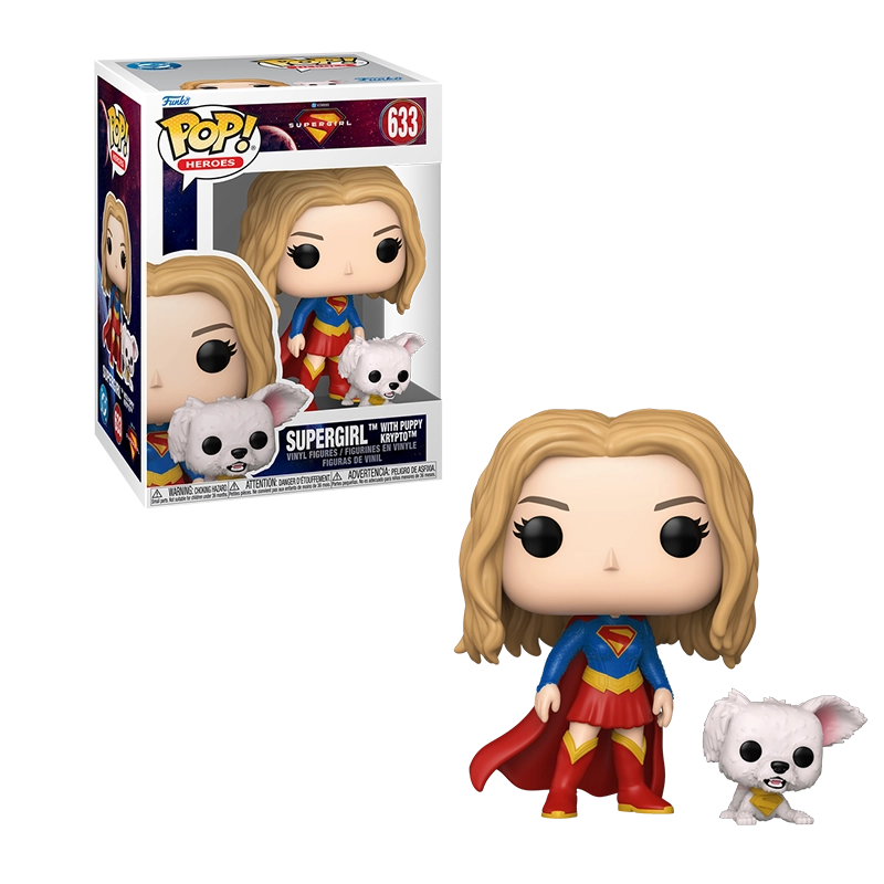 POP & BUDDY : SUPERGIRL ET KRYPTO CHIOT