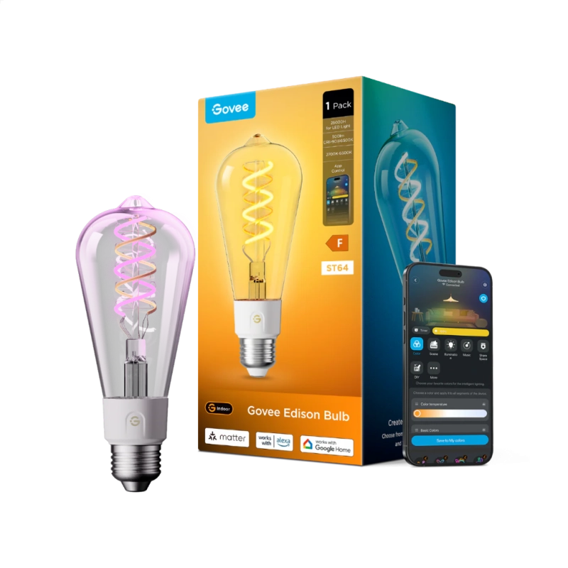 GOVEE SMART EDISON LIGHT BULB E27 ST64