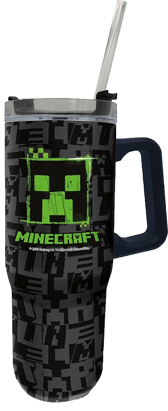 BOUTEILLE EN ACIER RAMBLER MINECRAFT 940ML