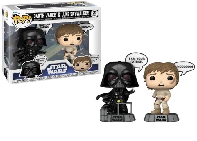 POP SAYINGS STAR WARS - DARK VADOR & LUKE (2 PCES)
