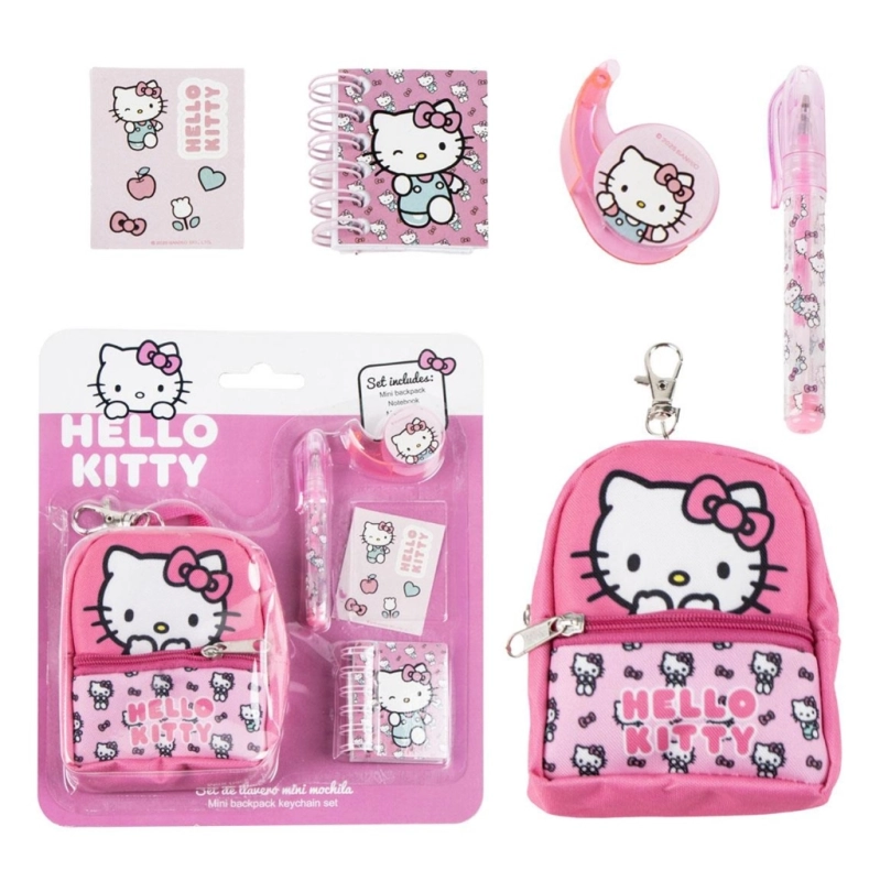 ASSORT HELLO KITTY SET PAPETERIE & MINI SAC À DOS