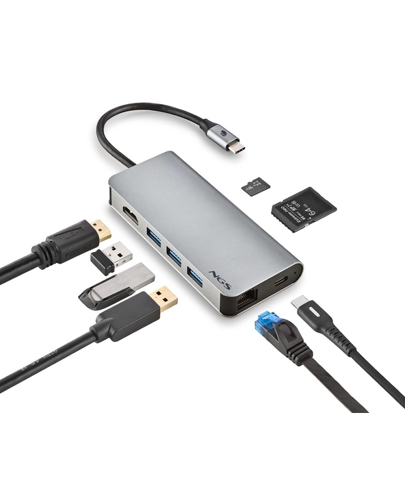 NGS HUB USB C 8en1 WONDER DOCK