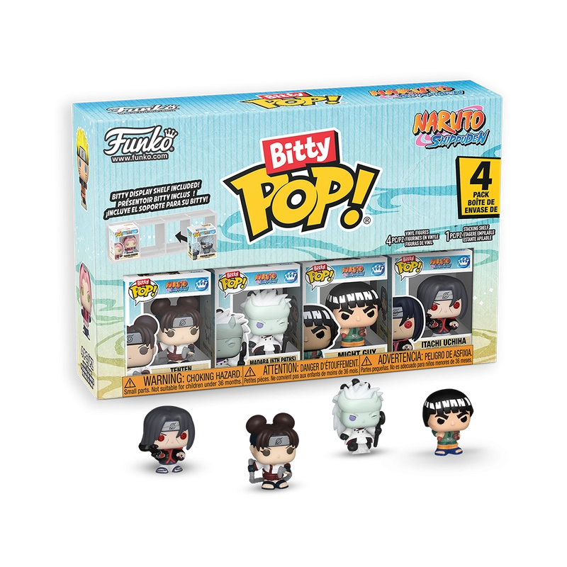 BITTY POP NARUTO - BATTLES (4 PCES)