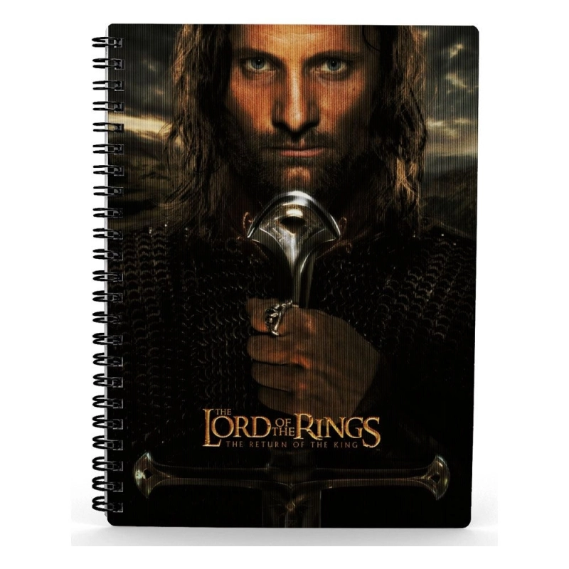 CARNET EFFET 3D LOTR - ARAGORN
