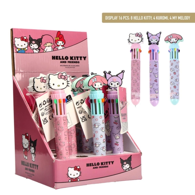 ASSORT STYLO HELLO KITTY 4 COULEURS