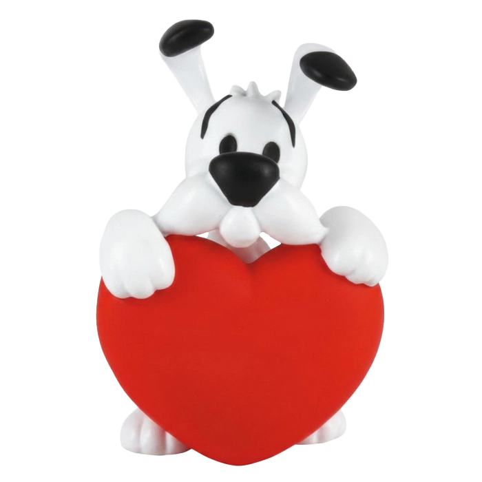 FIGURINE PVC - IDÉFIX COEUR ROUGE