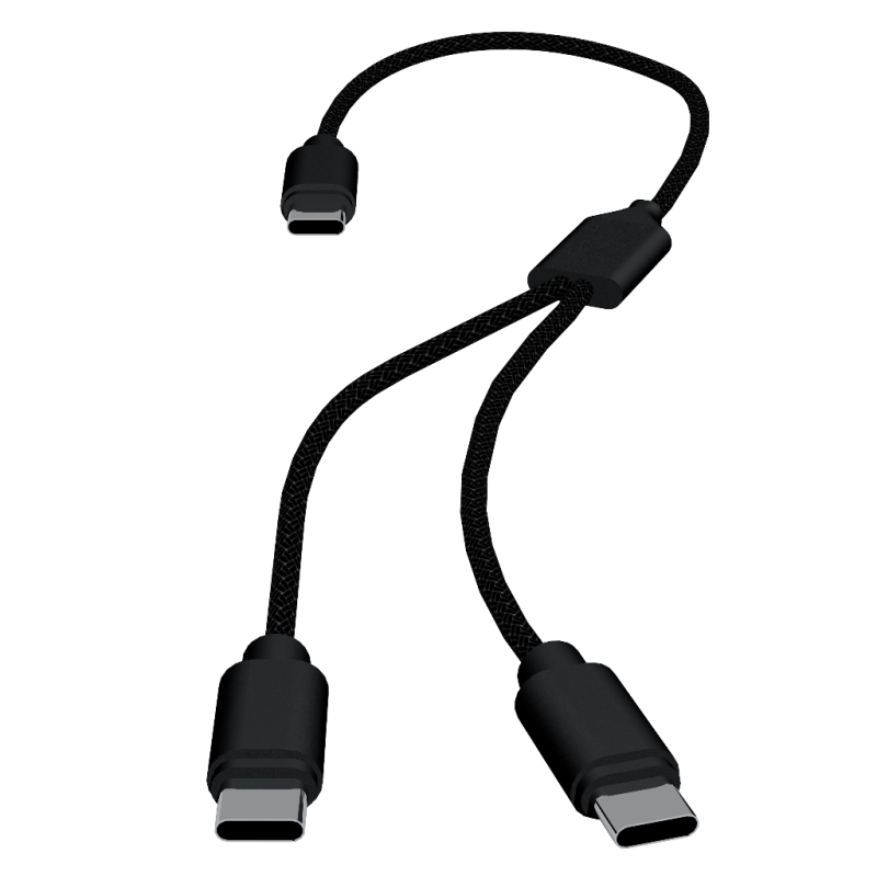 Câble double tête USB C,1,5M