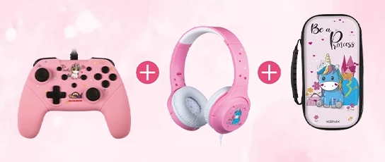 Gamer Pack pour Nintendo Switch "Be A Princess" - Unik