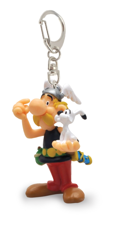PORTE-CLES ASTERIX ET IDEFIX