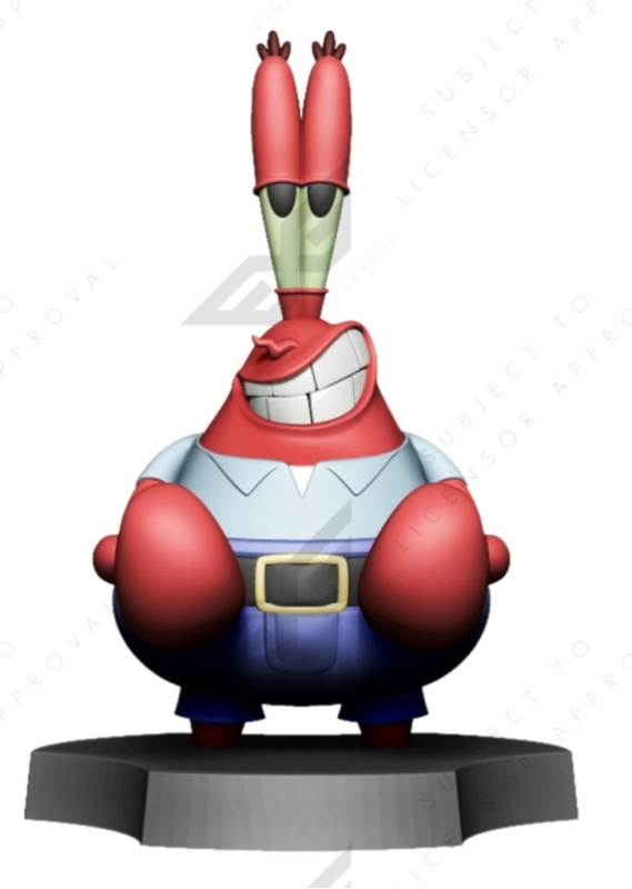 $FIGURINE HOLDEM BOB L'EPONGE - MONSIEUR CRABE