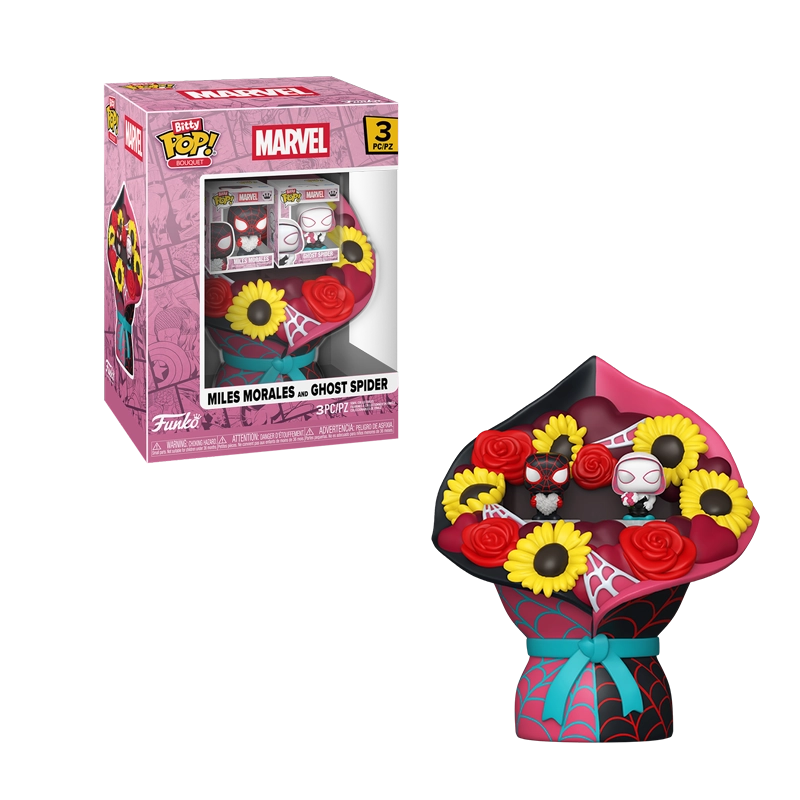 BITTY POP ST VALENTIN SPIDER MAN - MILES ET GWEN