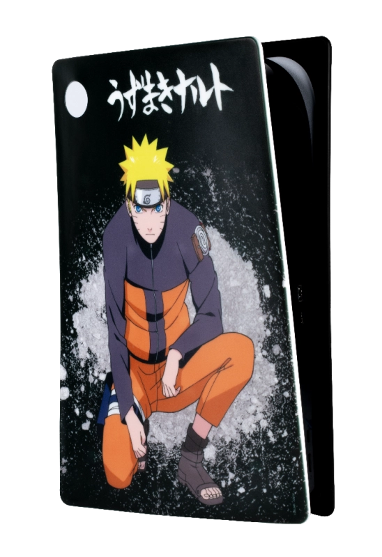 Protection en silicone noire pour PS5 Standard - Naruto