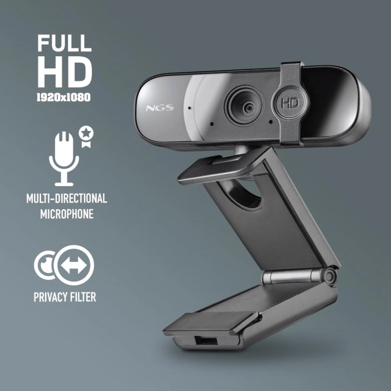 NGS WEBCAM FULL HD USB + MICROPHONE
