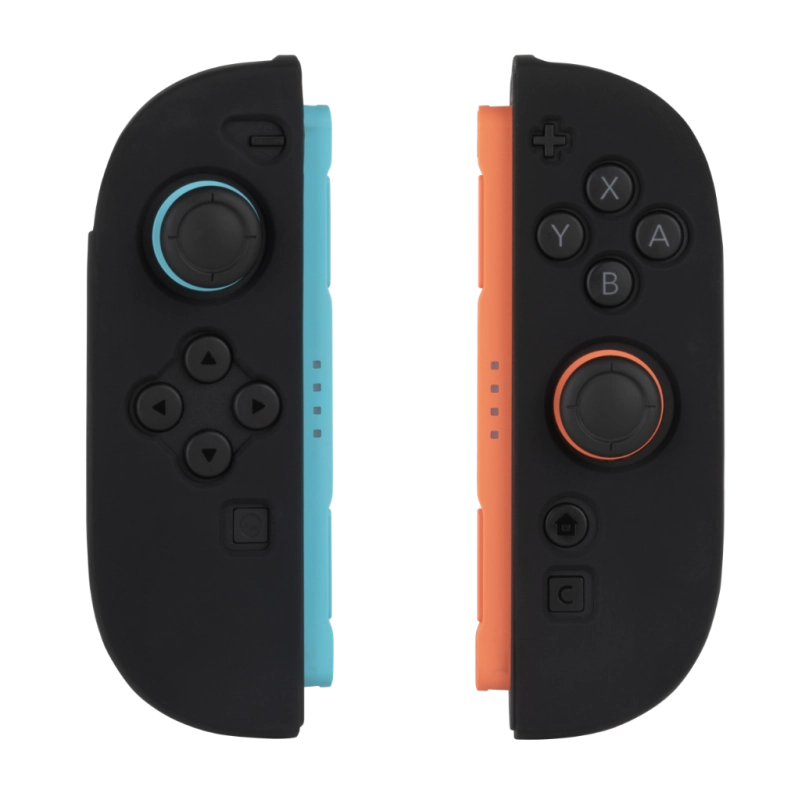Protection en silicone noir de Joy-Con pour Nintendo Switch 2